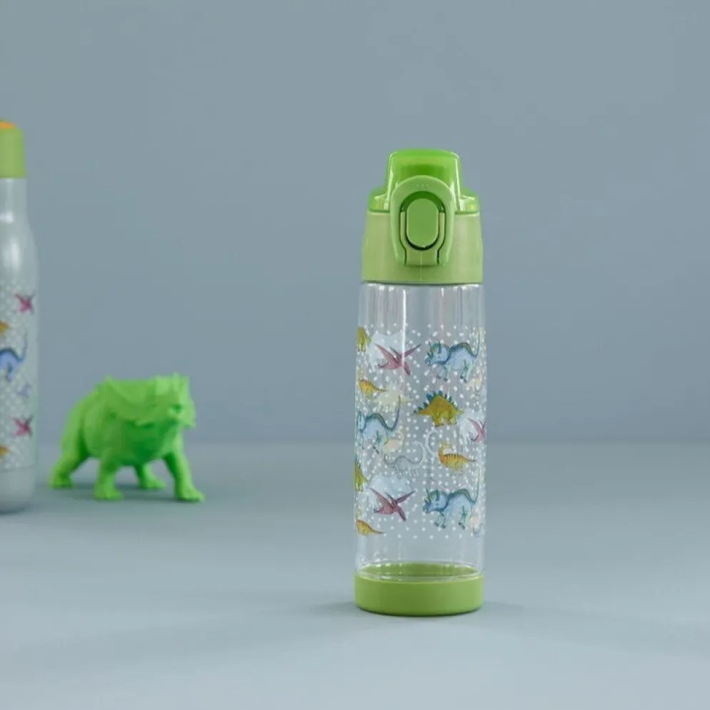 RICE Plastik Flasche New Dino Print