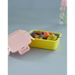 RICE Plastik Lunchbox mit 3 Fächern