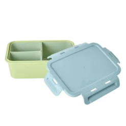 RICE Plastik Lunchbox mit 3 Fächern