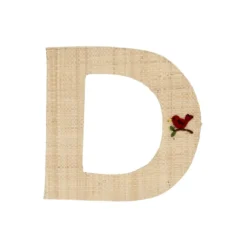 RICE Raffia Buchstaben Sticker