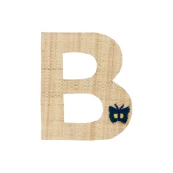 RICE Raffia Buchstaben Sticker