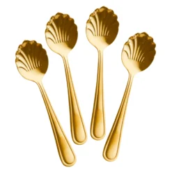 RICE Rostfreier Stahl Teelöffel 4er
