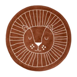 RICE Runder Teppich Jungle Animals