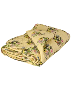RICE Tagesdecke Quilt Retro Bouquet
