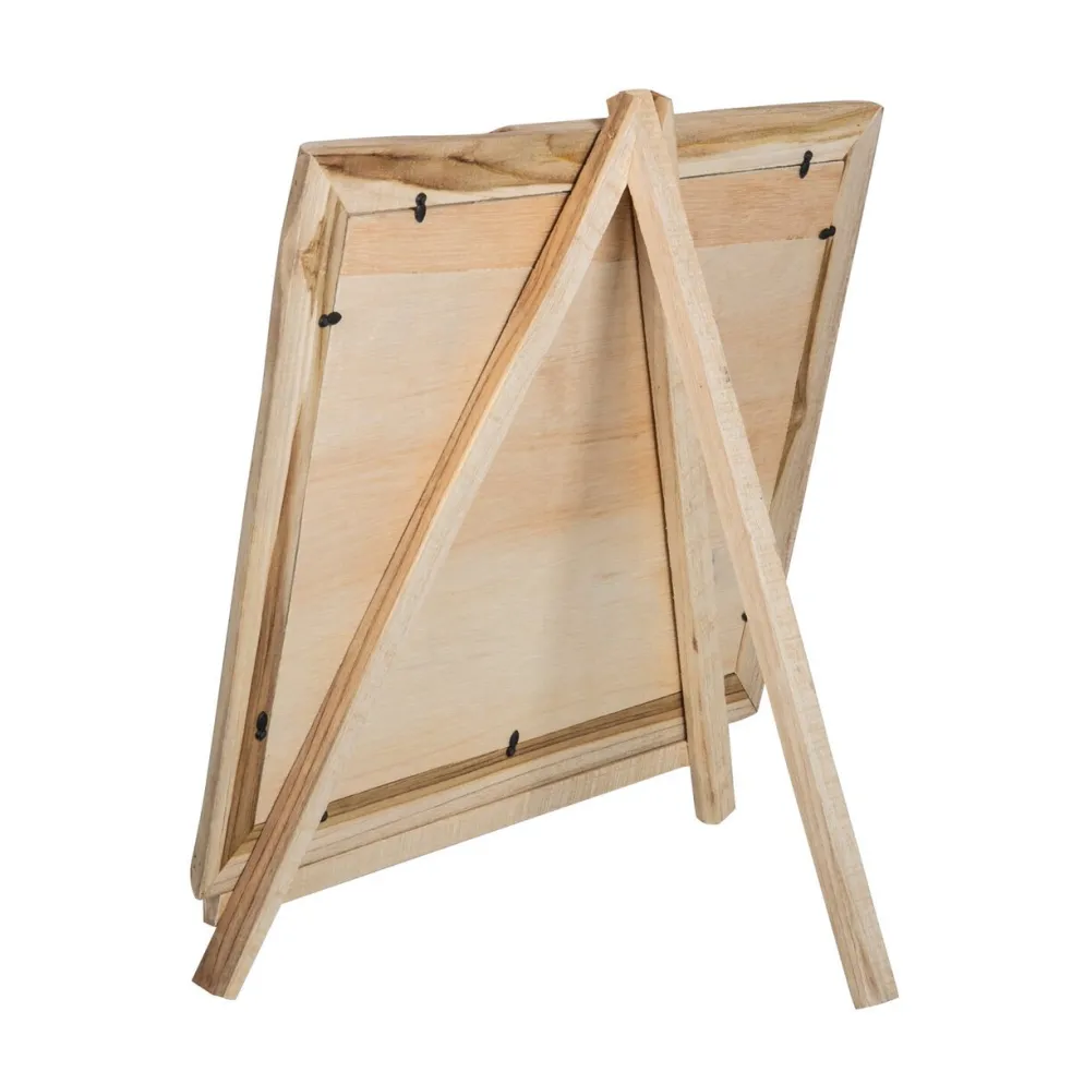 skandeko Teakholz-Bilderrahmen mit Ständer L